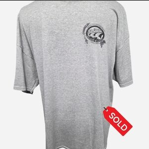SOLD..Eel River Brewing Co Fortuna California GRAY T Shirt 2XL